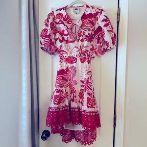 FARM Rio Tiles Cotton Mini Dress